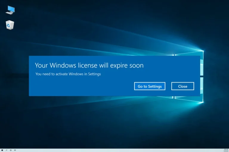 Tampilan Your Windows License Will Expire Soon