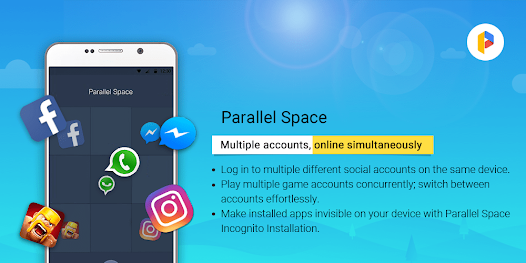 Menggunakan Aplikasi Parallel Space